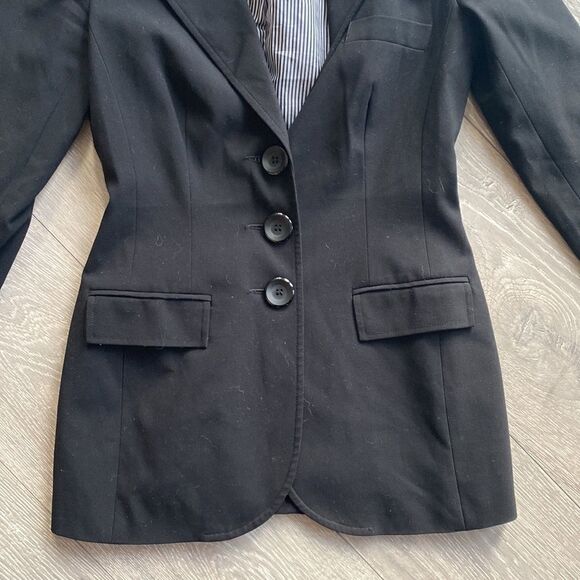 Black Blazer Striped Liner  - Picture 2 of 5